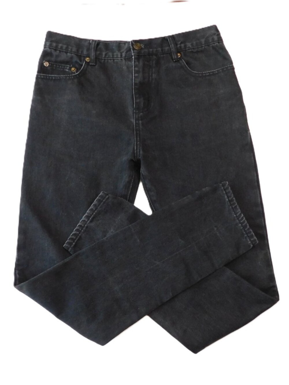Saint Laurent D02 M/SK-LW Skinny Jeans | Black Washed | Zipper Pull Missing | 32 - Picture 9 of 10